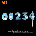 In Time Shipping Cake Decoration Light Blue Jumbo Number Cake Candle